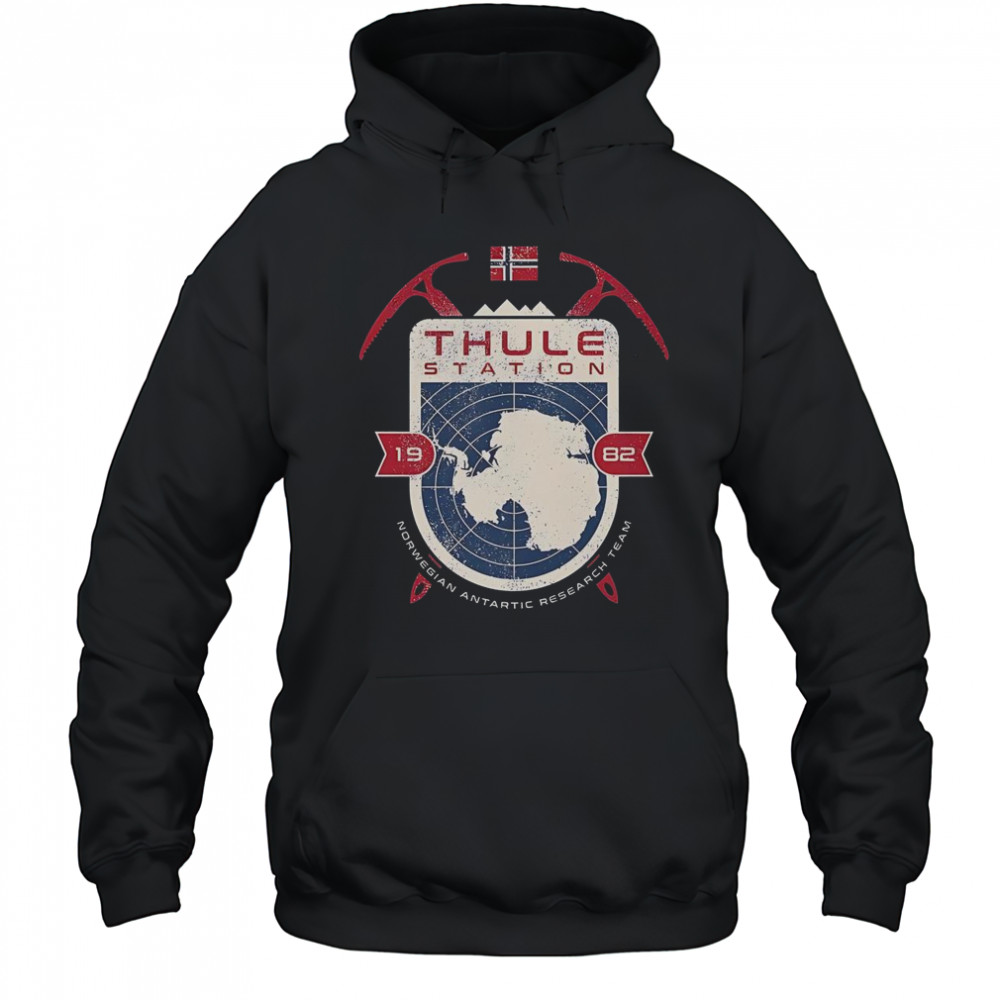 Thule Station 1982 Norwegian Antartic Research Team T-Shirt Hoodie