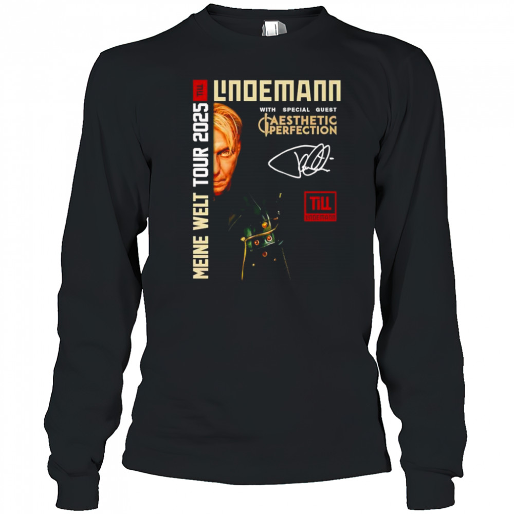 Till Lindemann Festival Tour 2025 with special guest Aesthetic Perfection shirt Long Sleeved