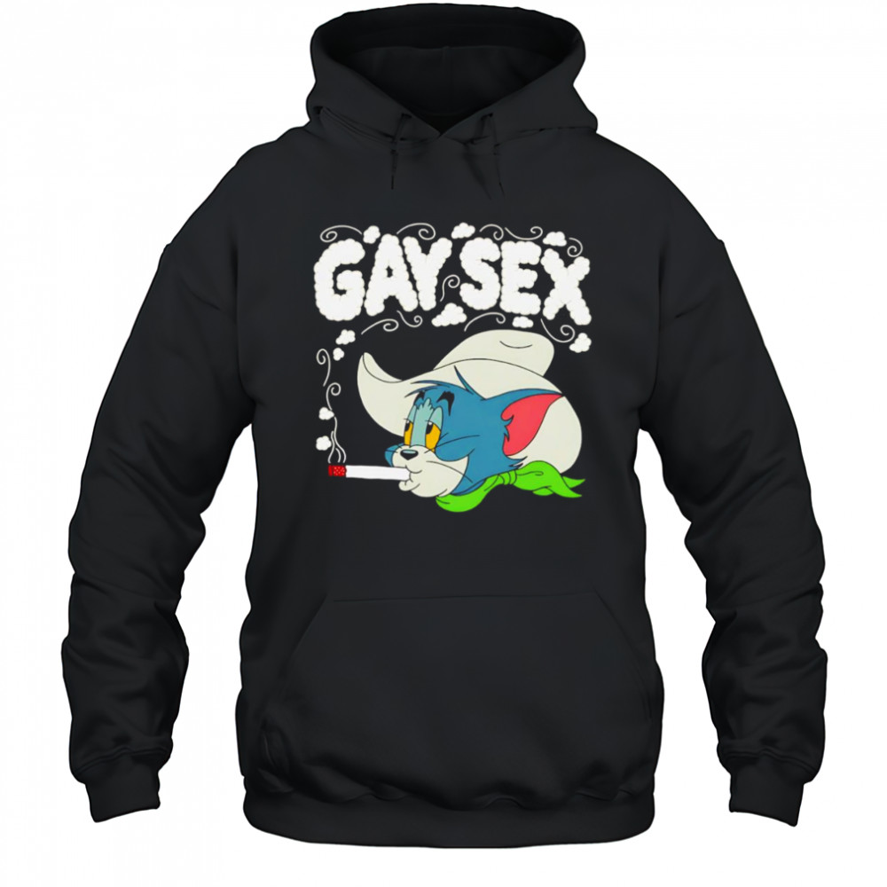 Tom smoking gay sex shirt Hoodie