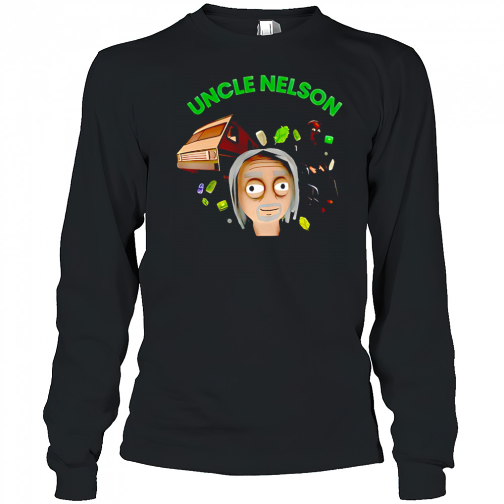 Uncle nelson cartoon shirt Long Sleeved
