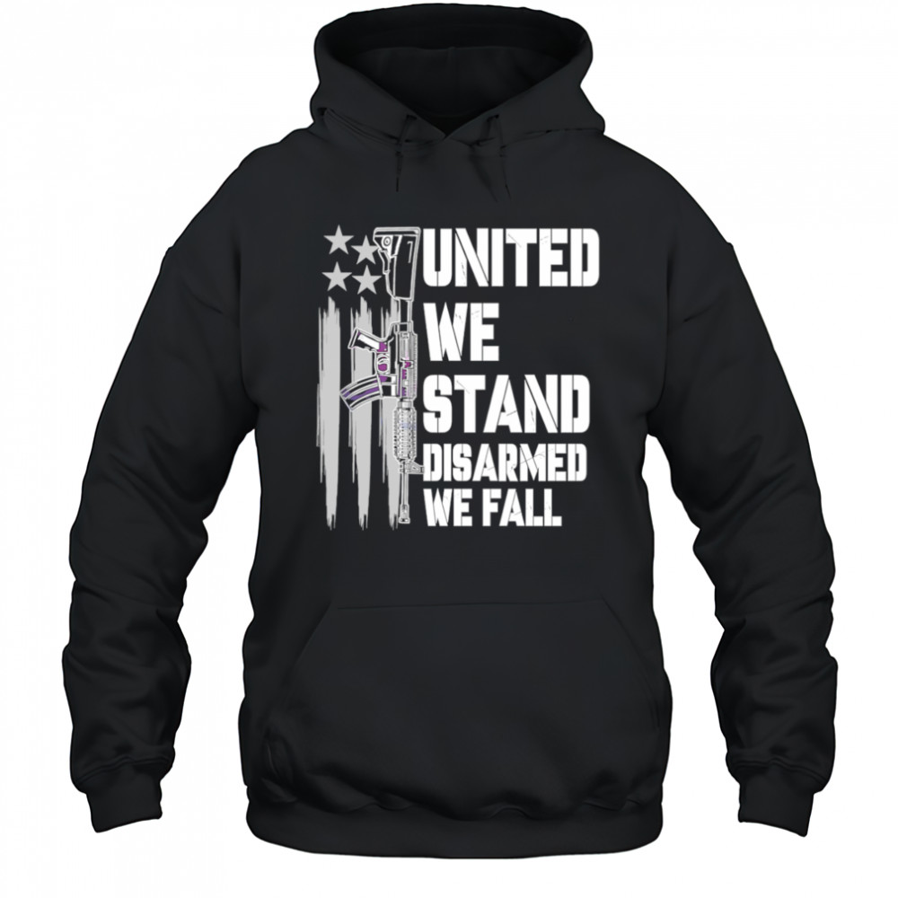 United We Stand Disarmed We Fall shirt Hoodie