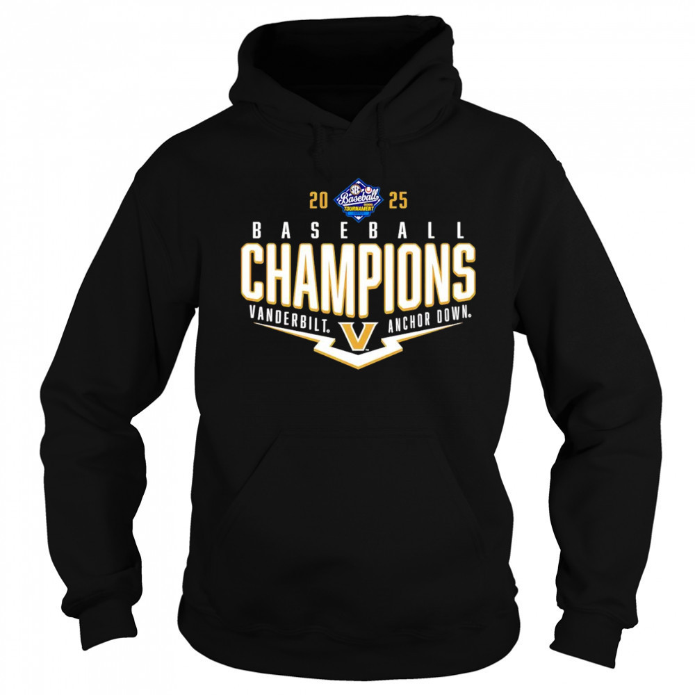 Vanderbilt Commodores 2025 SEC Baseball Conference Tournament Champions Playoff Pitch shirt Sweatshirt