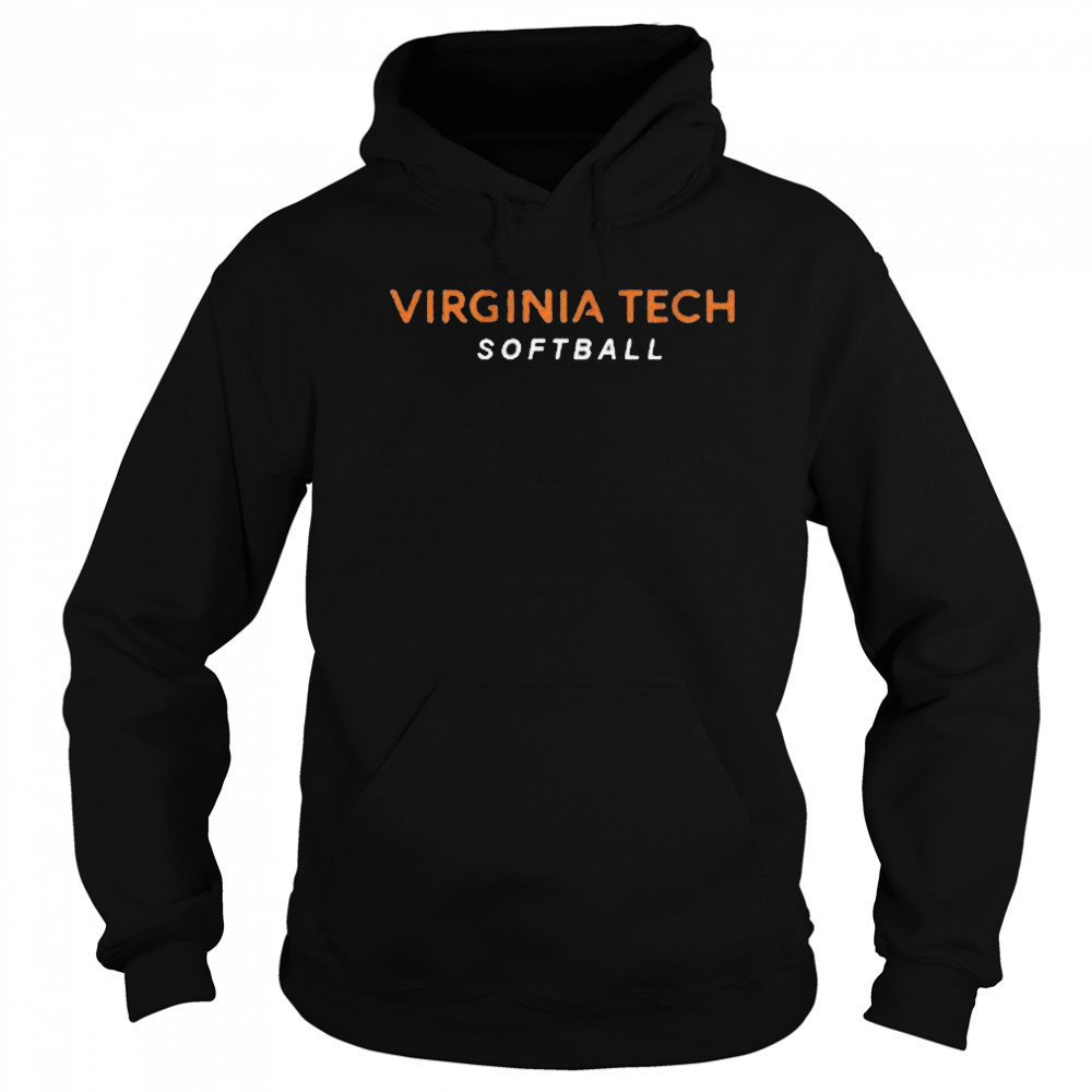 Virginia Tech Softball Logo Stack Shirt Sweatshirt