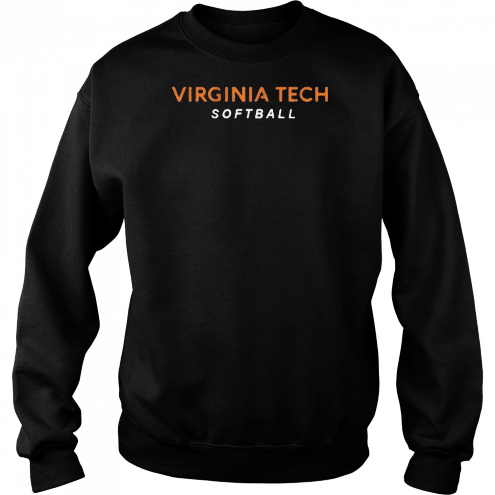 Virginia Tech Softball Logo Stack Shirt Hoodie