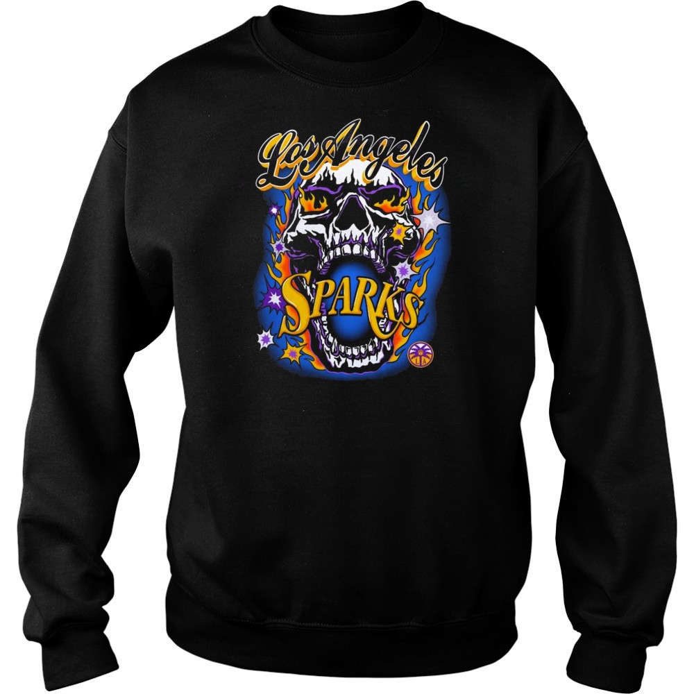 Warren Lotas Los Angeles Sparks Skull Shirt Hoodie