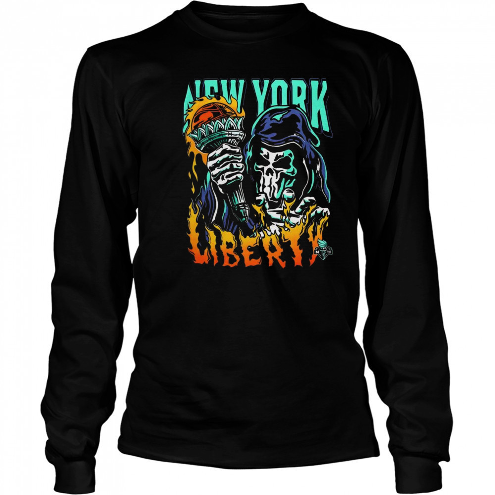 Warren Lotas New York Liberty Torch Shirt Long Sleeved