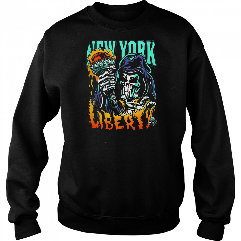 Warren Lotas New York Liberty Torch Shirt Hoodie