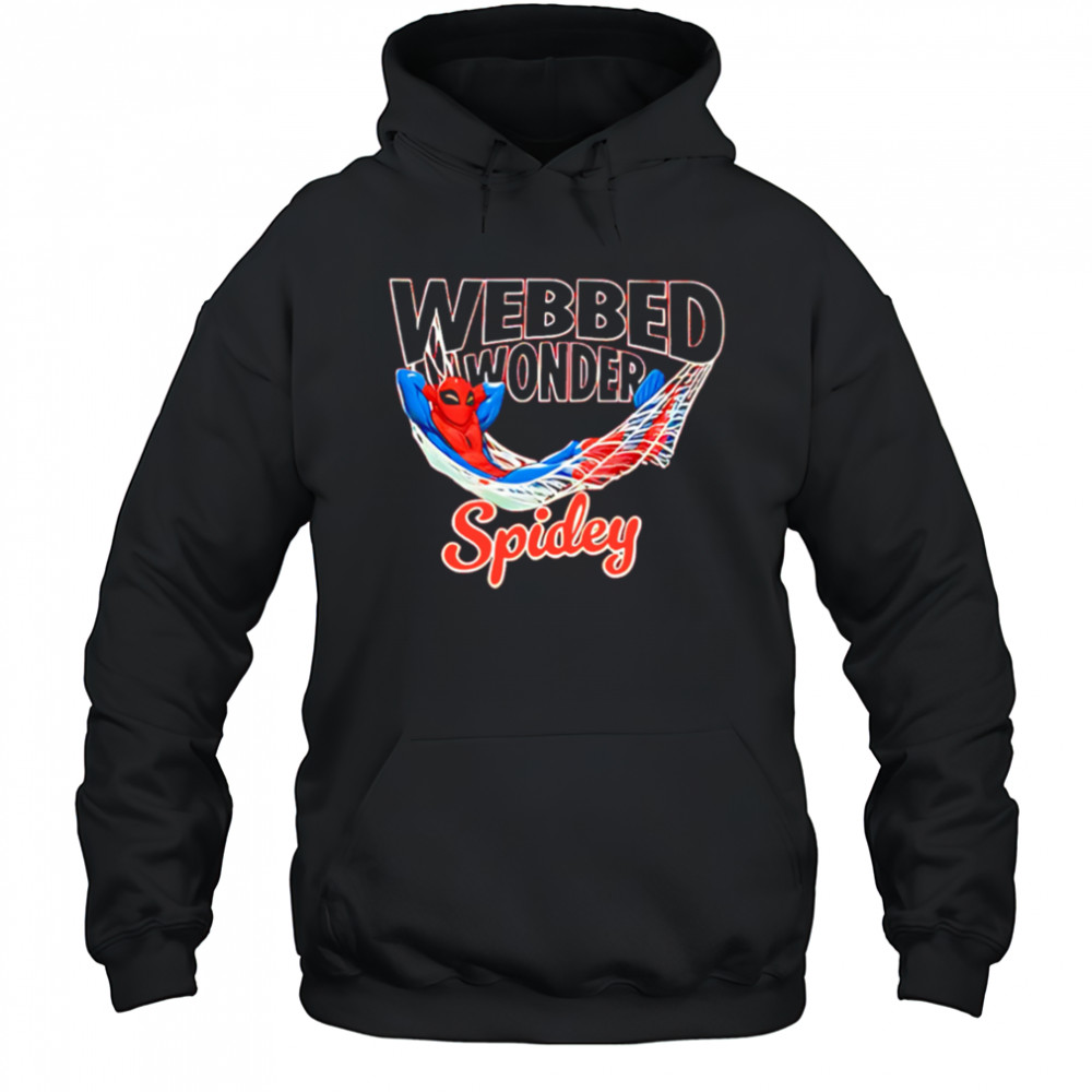 Webbed Wonder Spidey cartoon shirt Hoodie