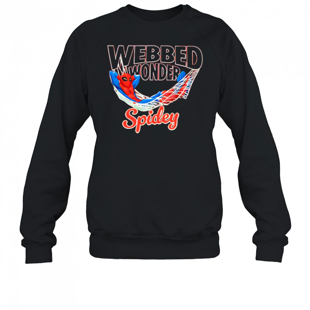 Webbed Wonder Spidey cartoon shirt Sweatshirt