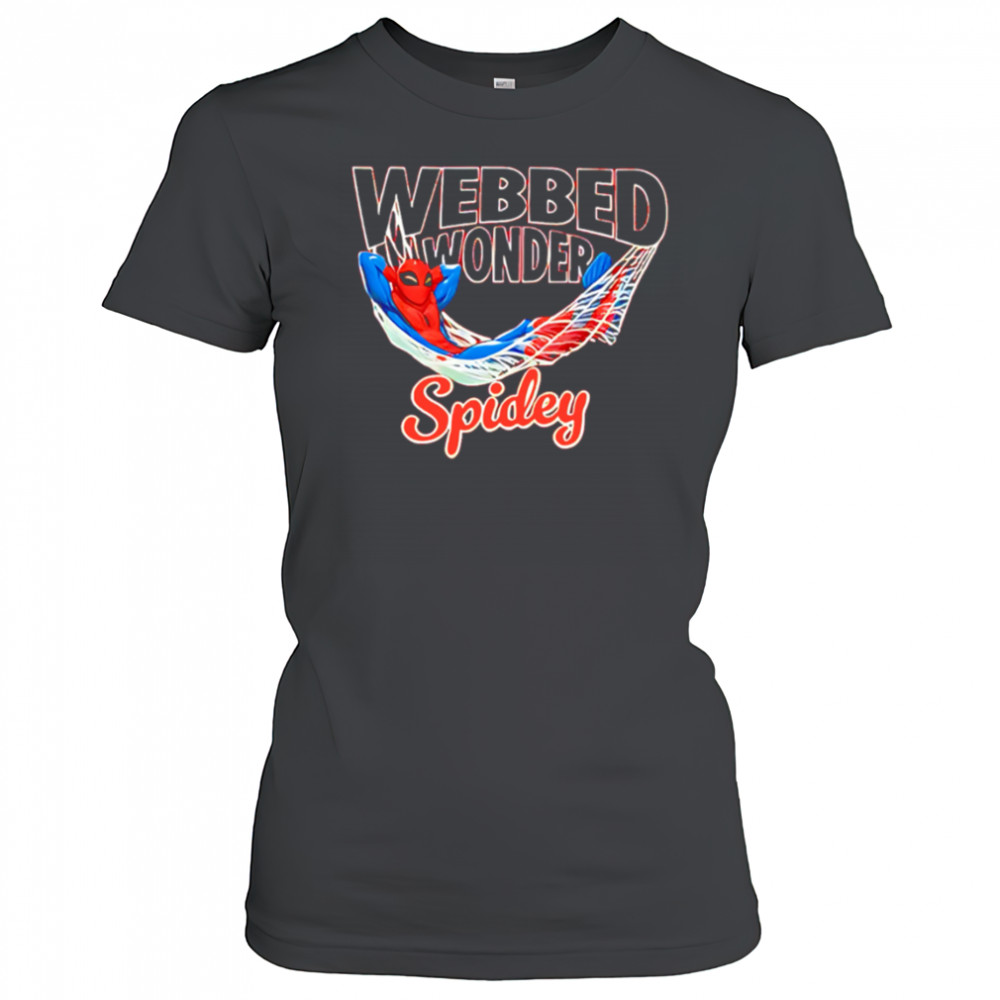 Webbed Wonder Spidey cartoon shirt Women's T-shirt