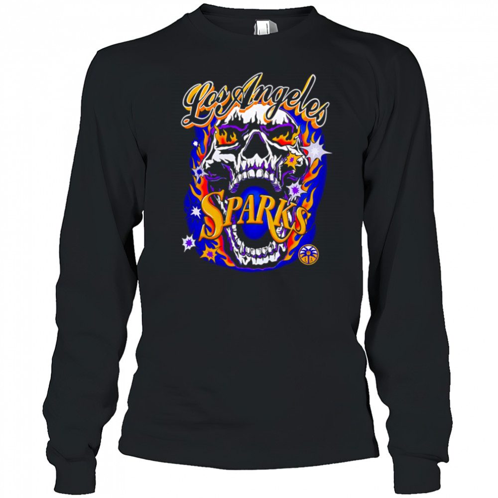 Wnba La Sparks Skull shirt Long Sleeved