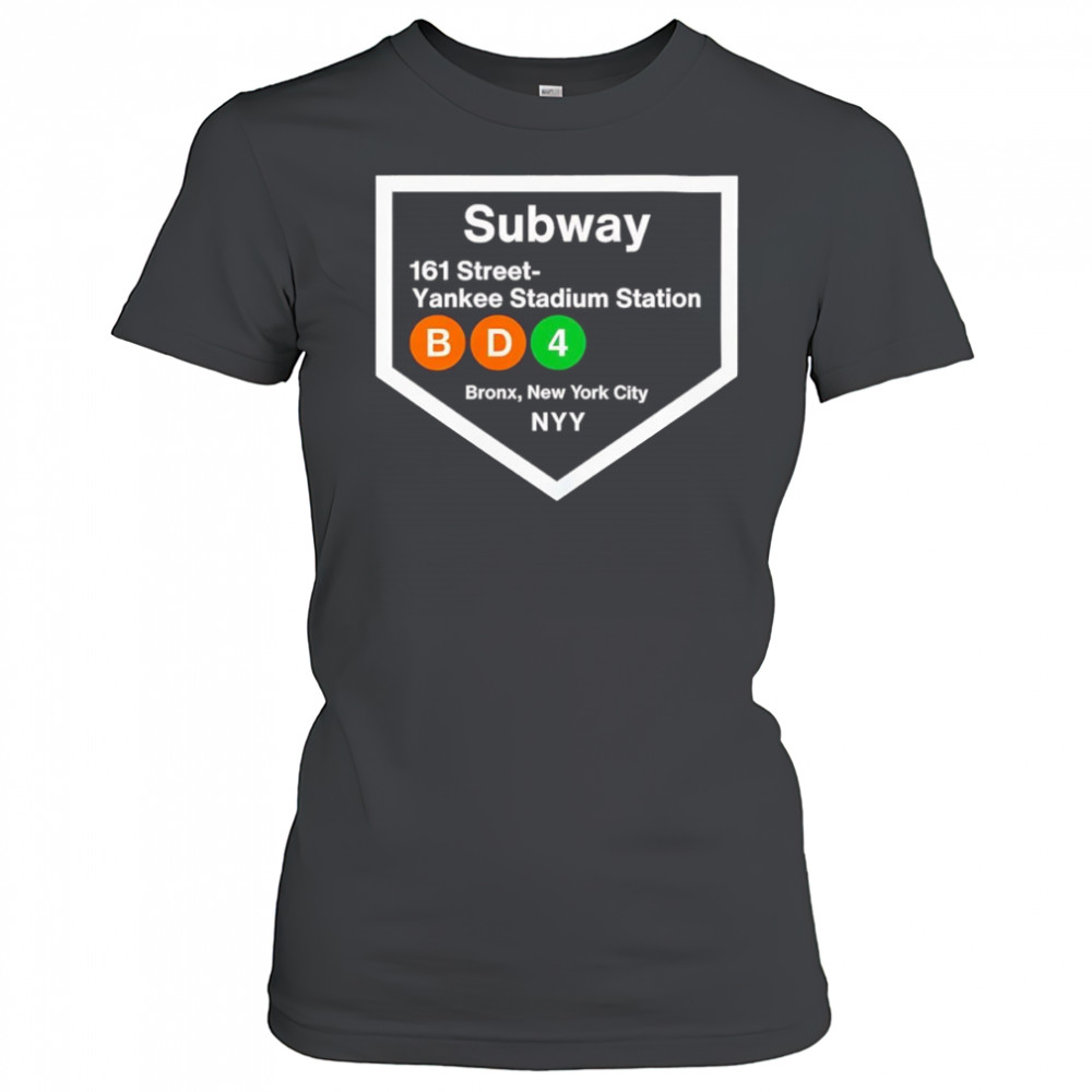 Yankee Stadium Subway Stop shirt Women's T-shirt