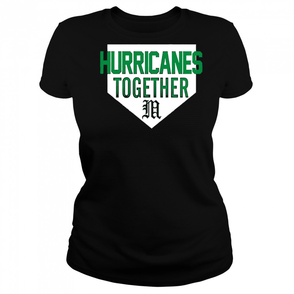 2025 Hurricanes Together Miami Hurricanes Special Edition Baseball shirt Women's T-shirt