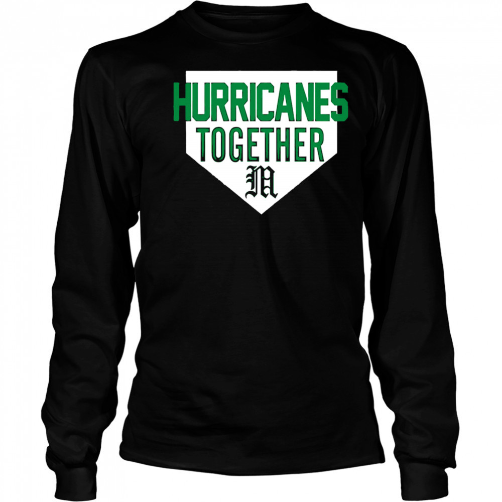 2025 Hurricanes Together Miami Hurricanes Special Edition Baseball shirt Long Sleeved