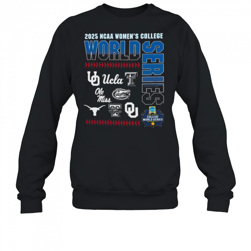 2025 NCAA Women’s College World Series 8-Teams T-Shirt Sweatshirt