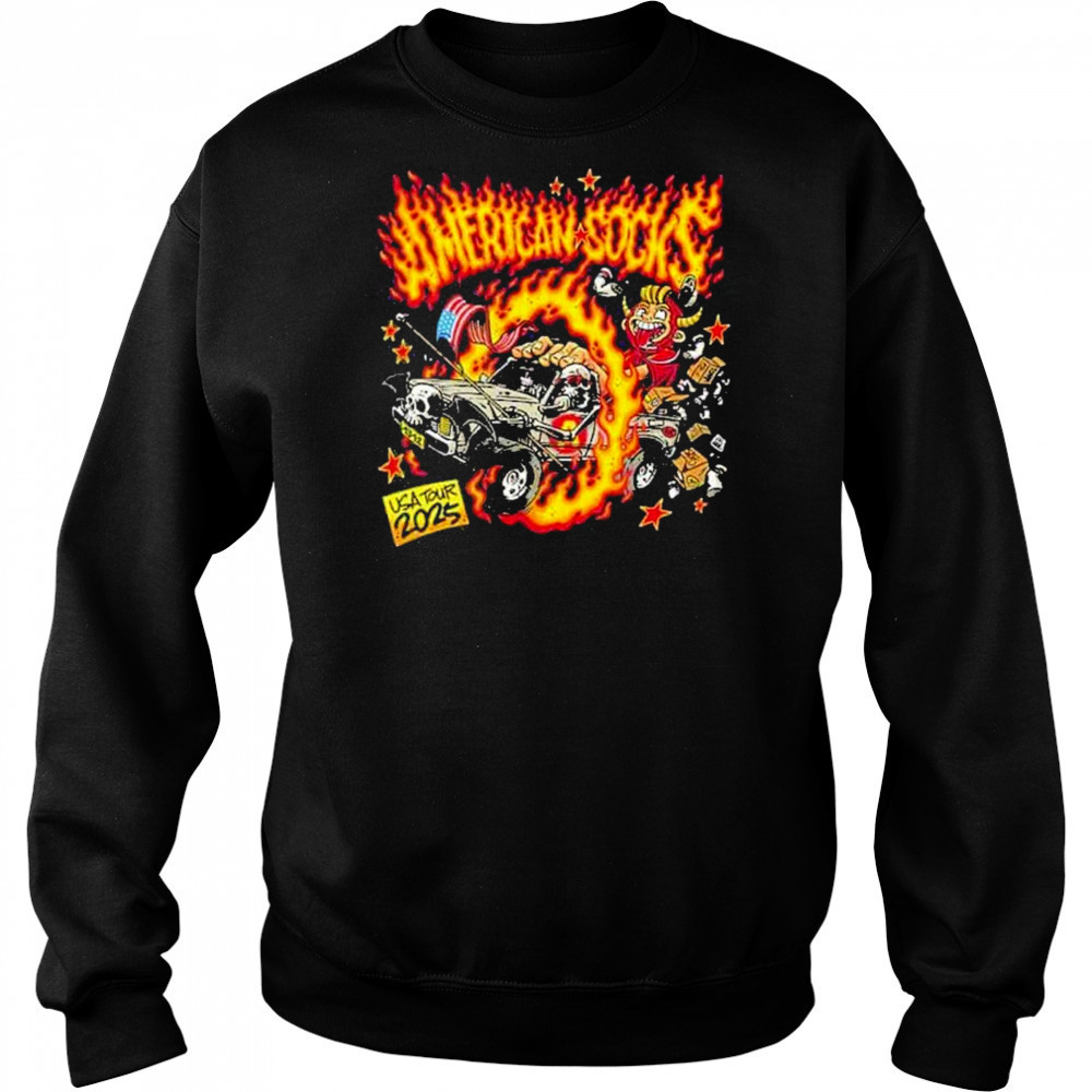 American Socks World Tour USA 2025 Schdule T-Shirt Hoodie