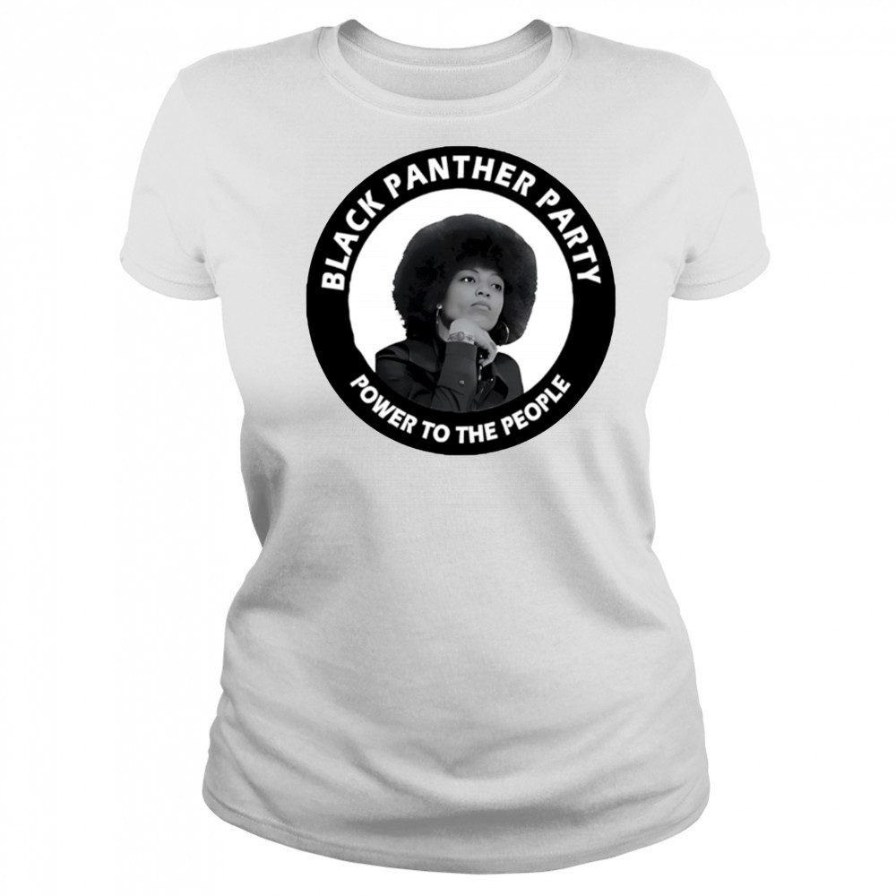 Angela Davis Black panther party power to the people shirt Women's T-shirt