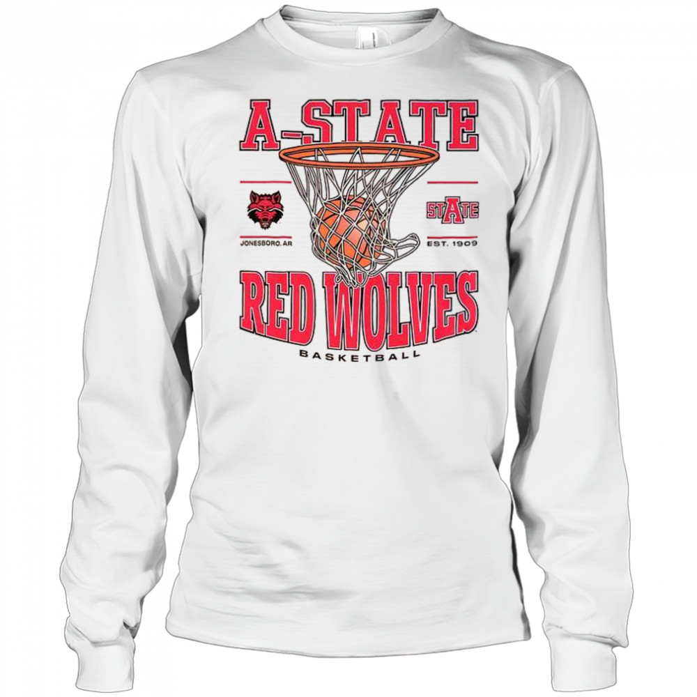 Arkansas State Red Wolves Game Time T-Shirt Long Sleeved