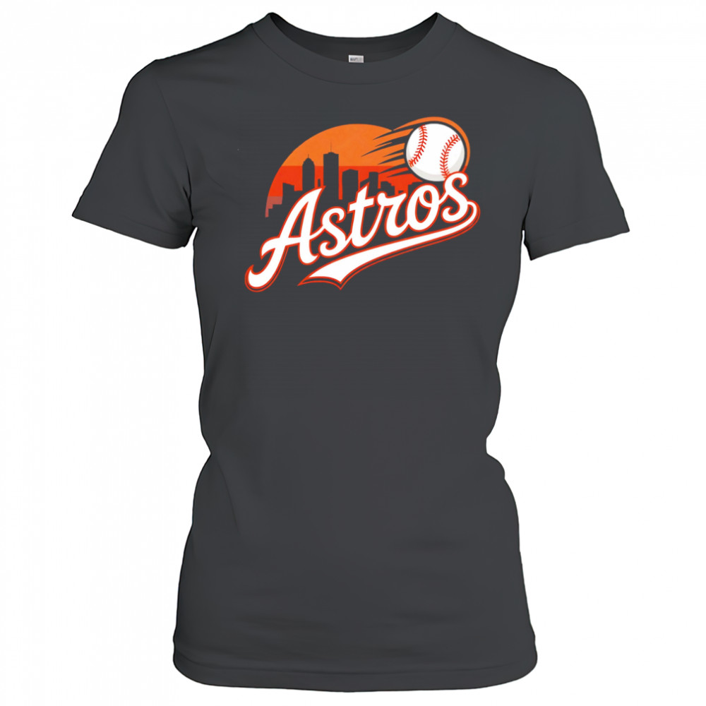 Astros Baseball Skyline shirt Women's T-shirt