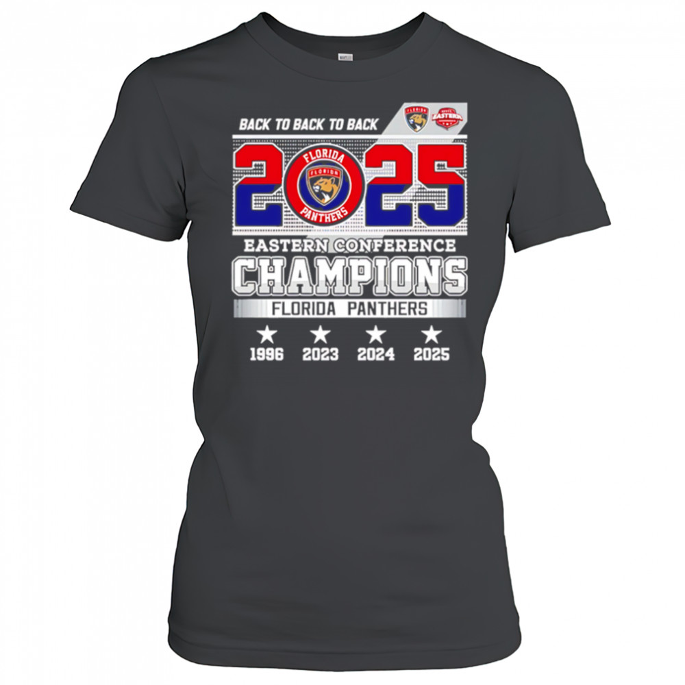 Back To Back To Back 2025 Eastern Conference Champions Florida Panthers shirt Women's T-shirt