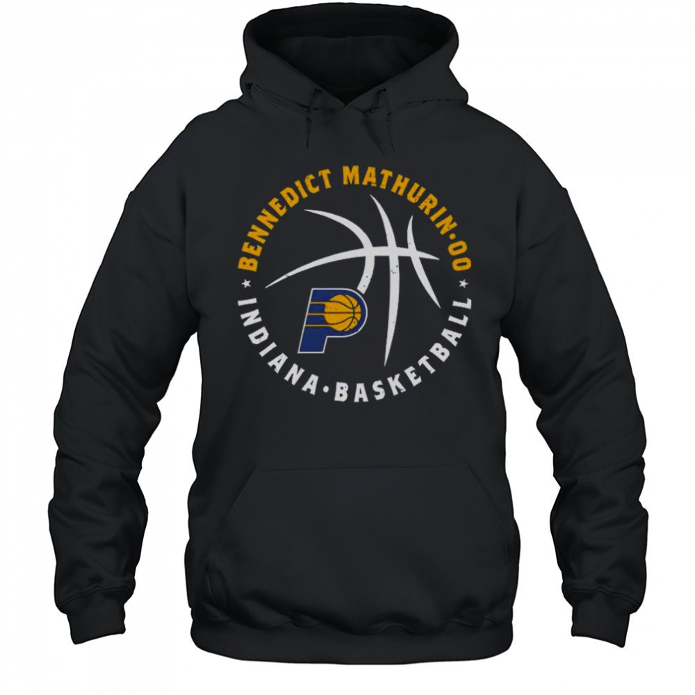 Bennedict Mathurin Indiana Pacers Basketball Player Ball T-Shirt Hoodie