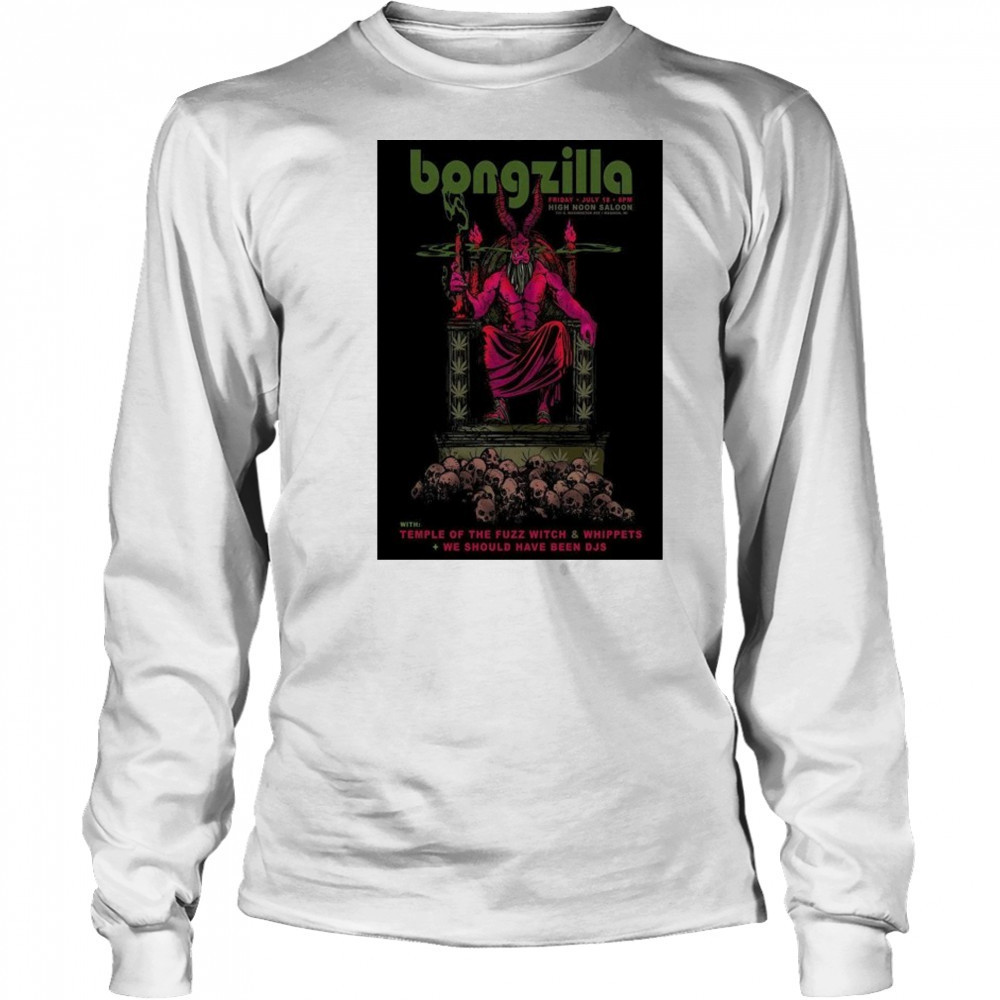 Bongzilla Jul 18 2025 Madison WI Poster shirt Long Sleeved