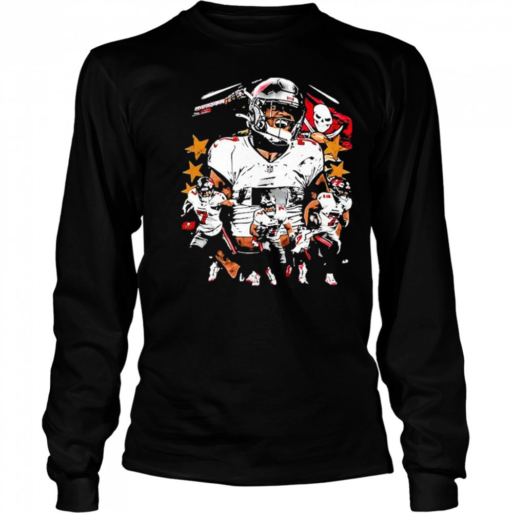 Bucky Irving Tampa Bay Buccaneers Nfl Football Player Shirt Long Sleeved