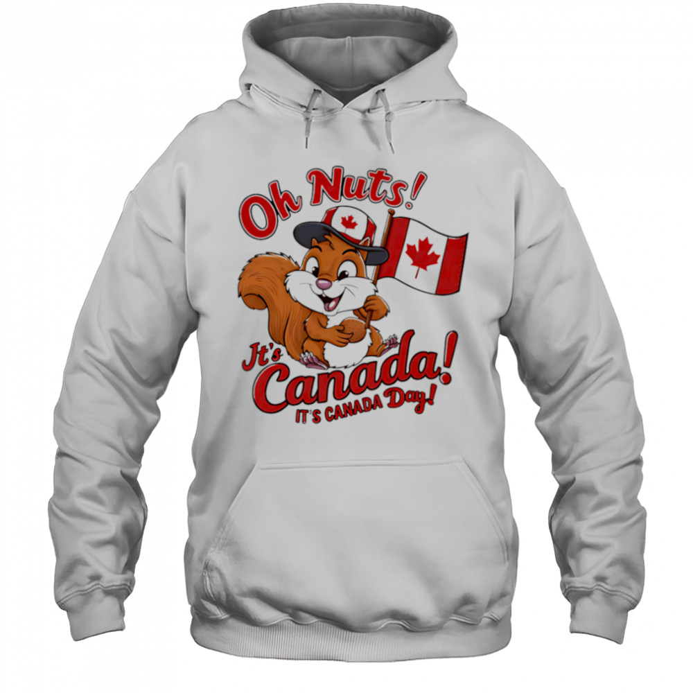 Canada day party moose shirt Hoodie