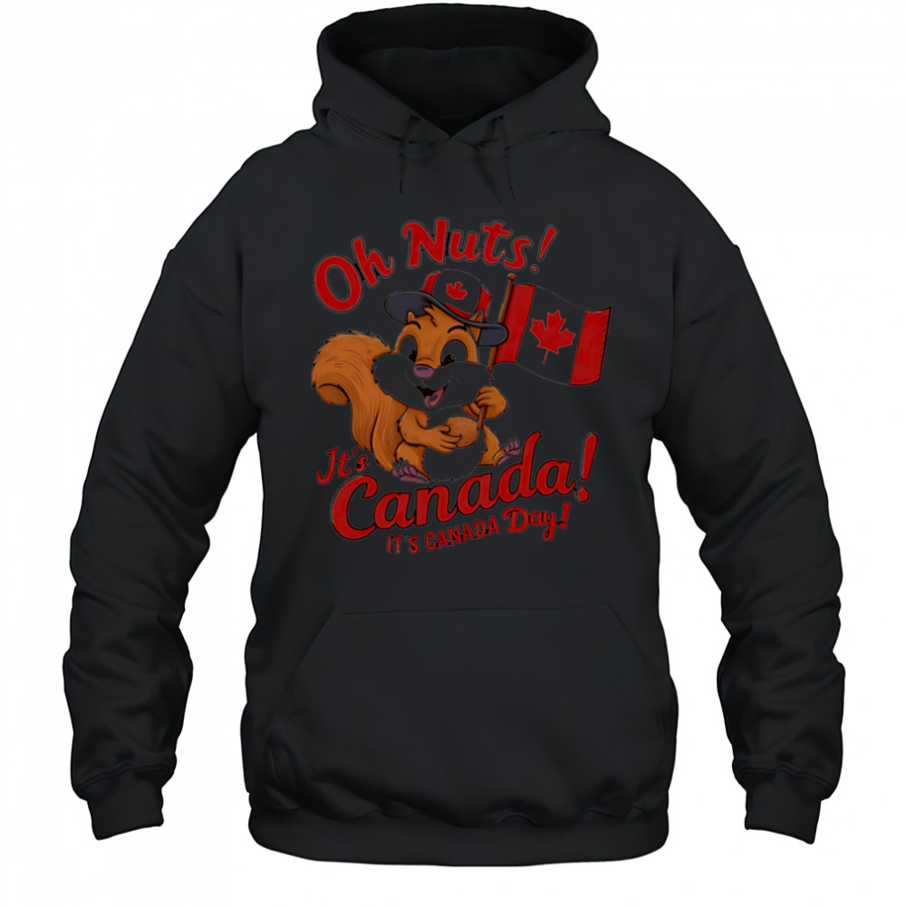 Canada day party moose shirt Hoodie