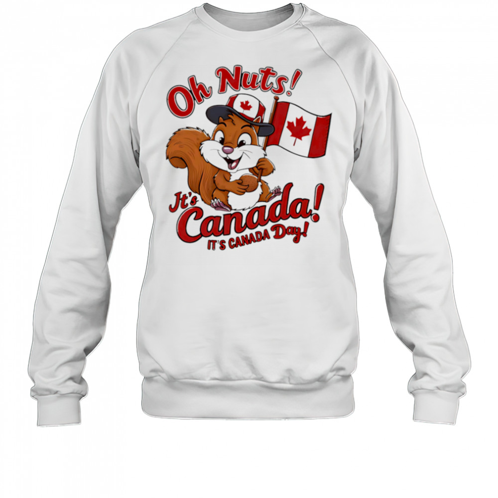 Canada day party moose shirt Sweatshirt