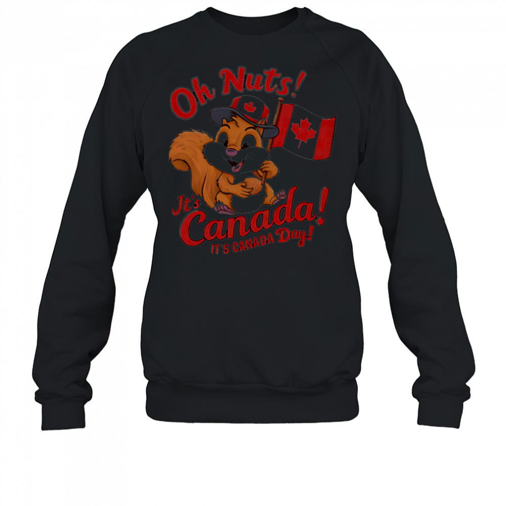 Canada day party moose shirt Sweatshirt