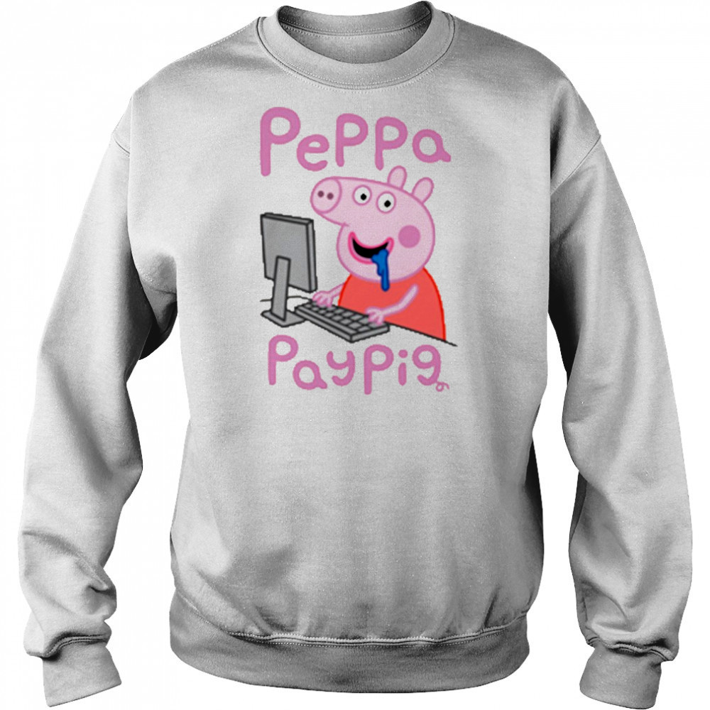 Cartoon Pay Pig shirt Hoodie