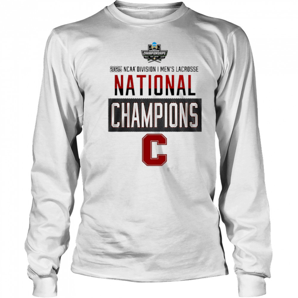 Cornell Big Red 2025 NCAA Men’s Lacrosse National Champions shirt Long Sleeved