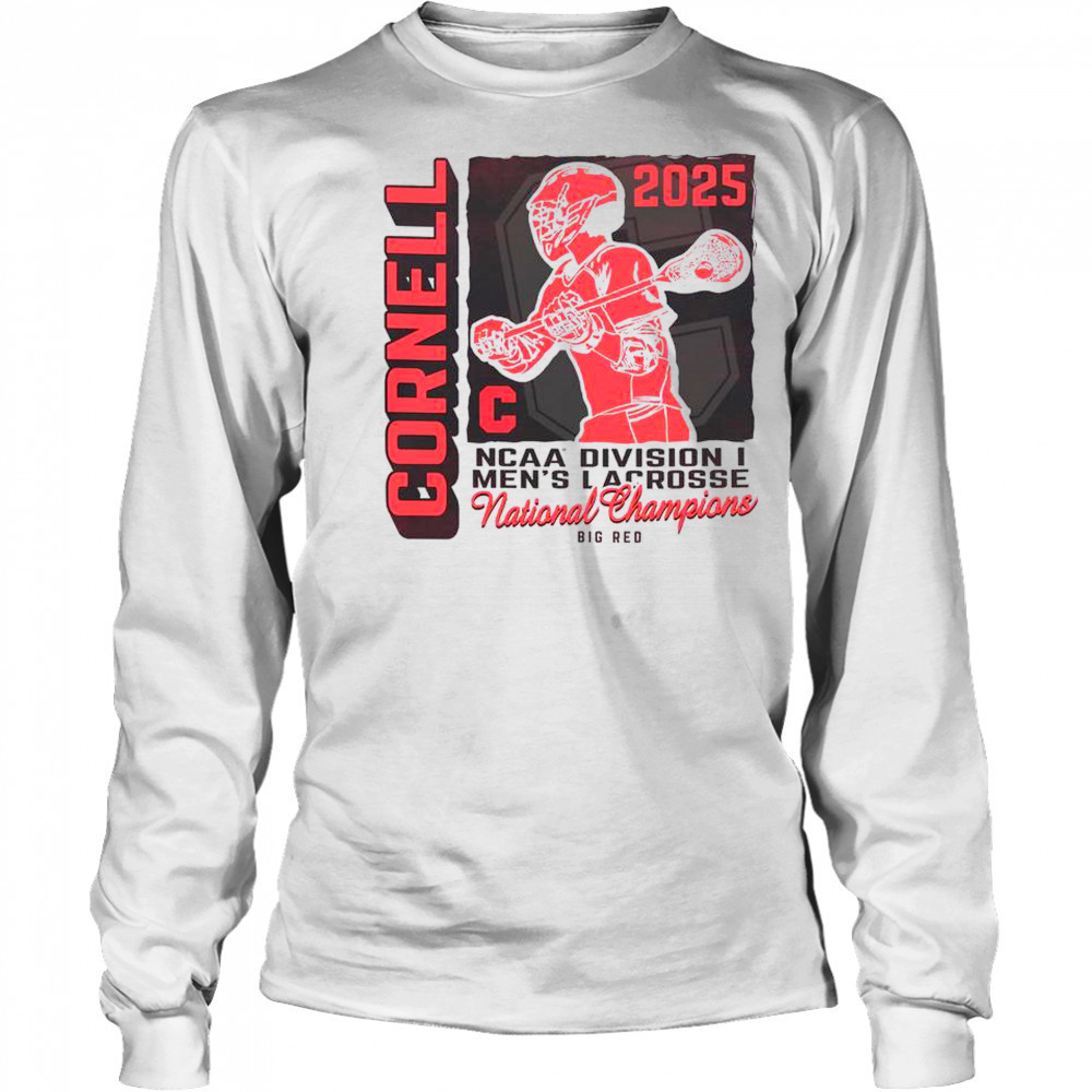 Cornell Big Red NCAA National Champions T-Shirt Long Sleeved