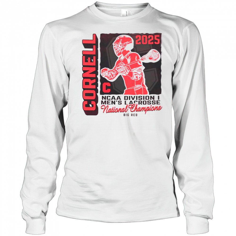 Cornell Big Red NCAA National Champions T-Shirt Long Sleeved