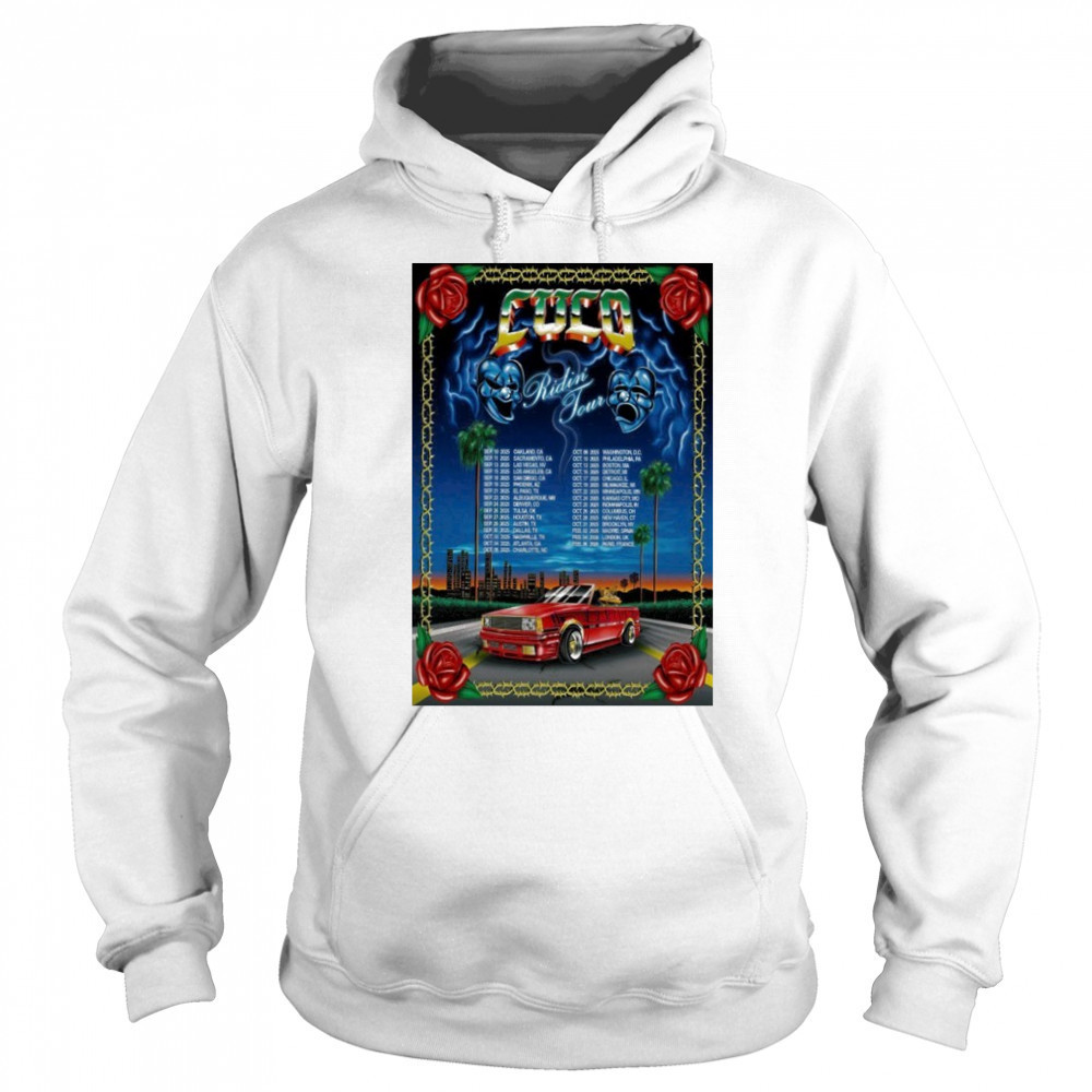 CUCO Ridin’ Tour 2025 Poster shirt Sweatshirt