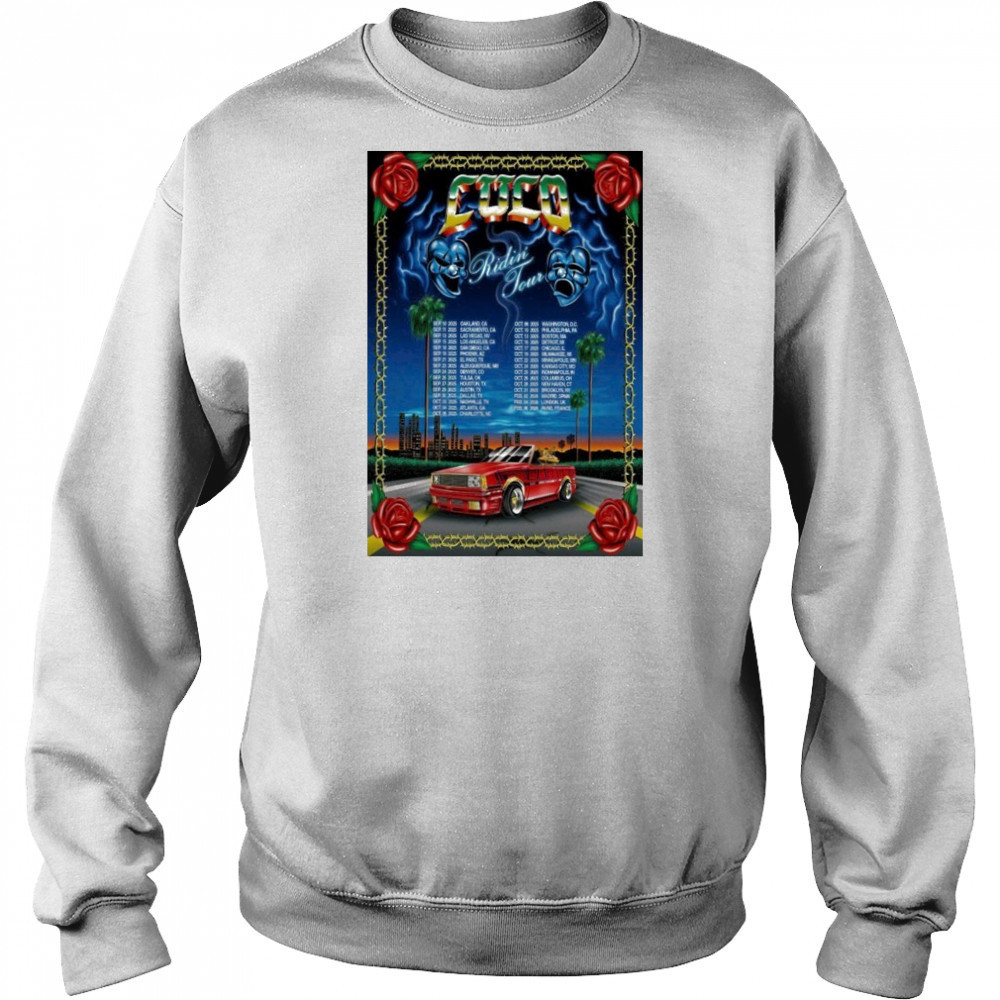 CUCO Ridin’ Tour 2025 Poster shirt Hoodie