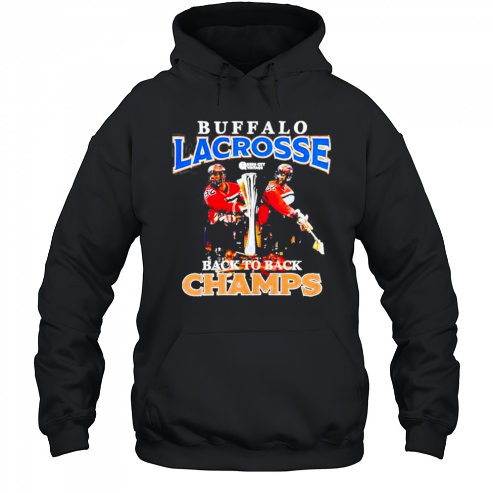 Dhane And Josh Buffalo Lacrosse Back To Back Champs Shirt Hoodie