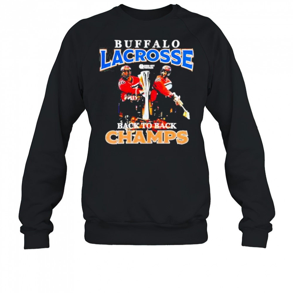 Dhane And Josh Buffalo Lacrosse Back To Back Champs Shirt Sweatshirt