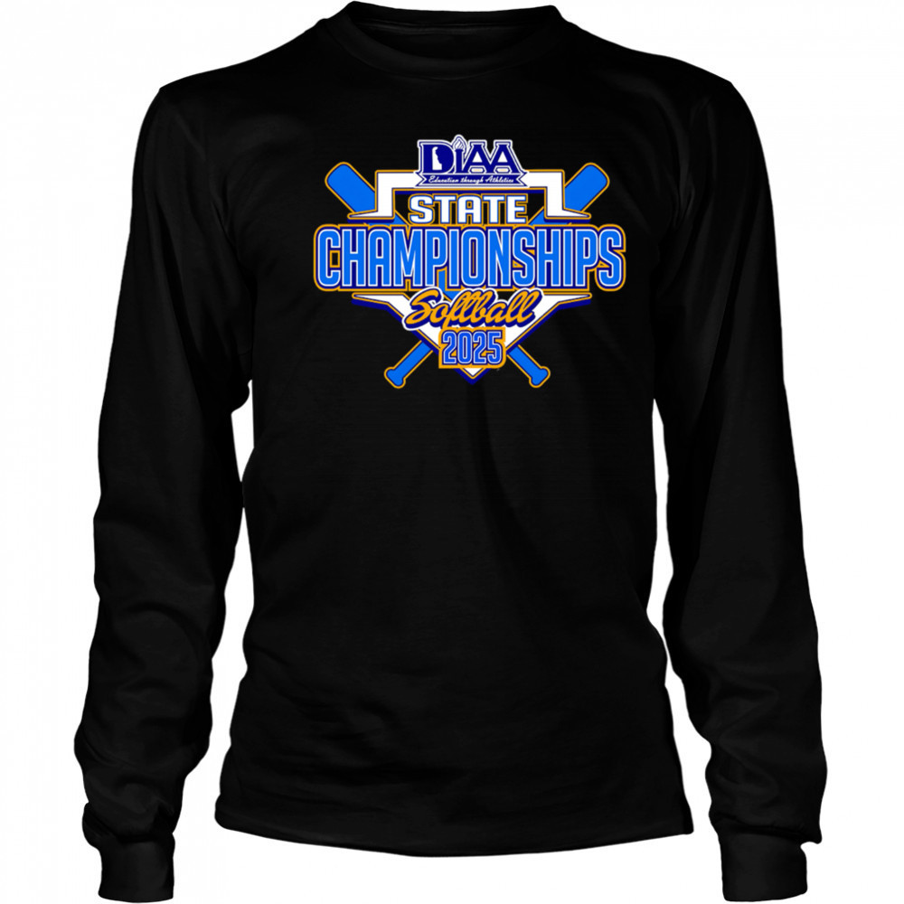 DIAA State Softball Championships 2025 logo shirt Long Sleeved