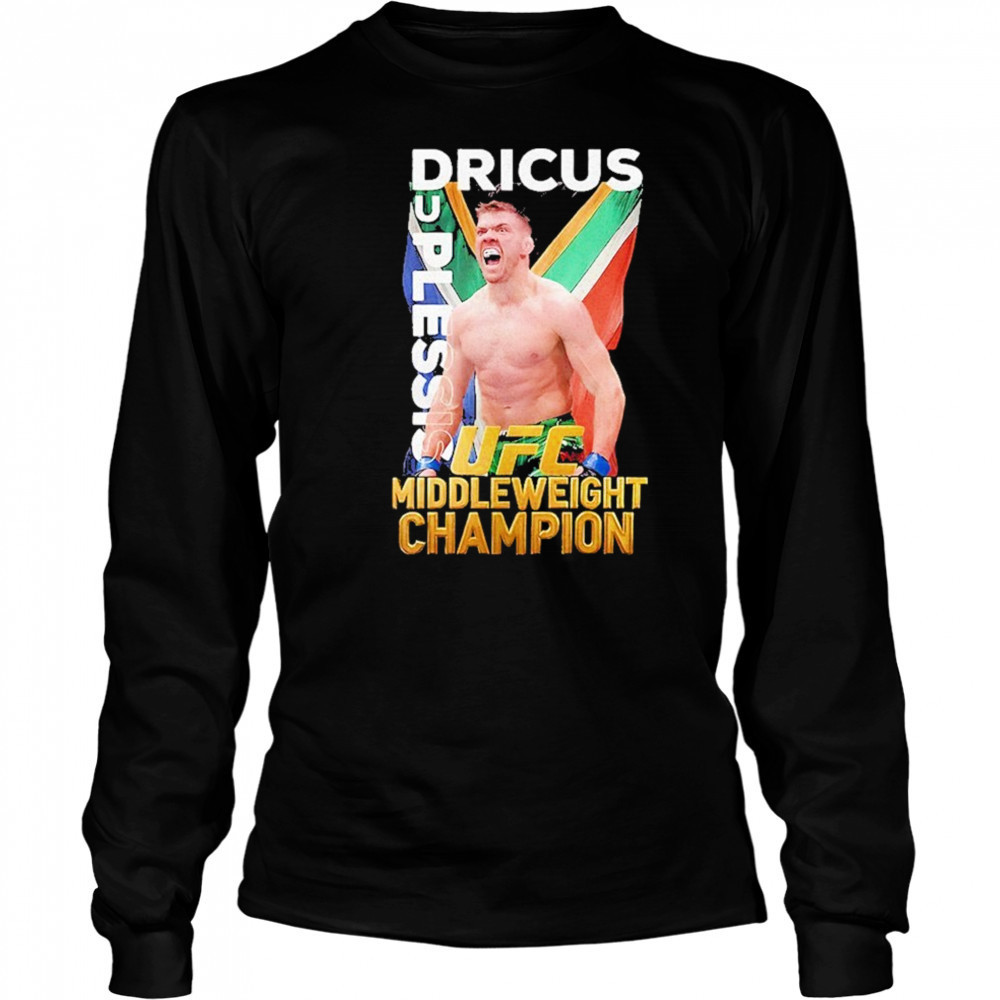 Dricus Ufc Middleweight Champion Shirt Long Sleeved