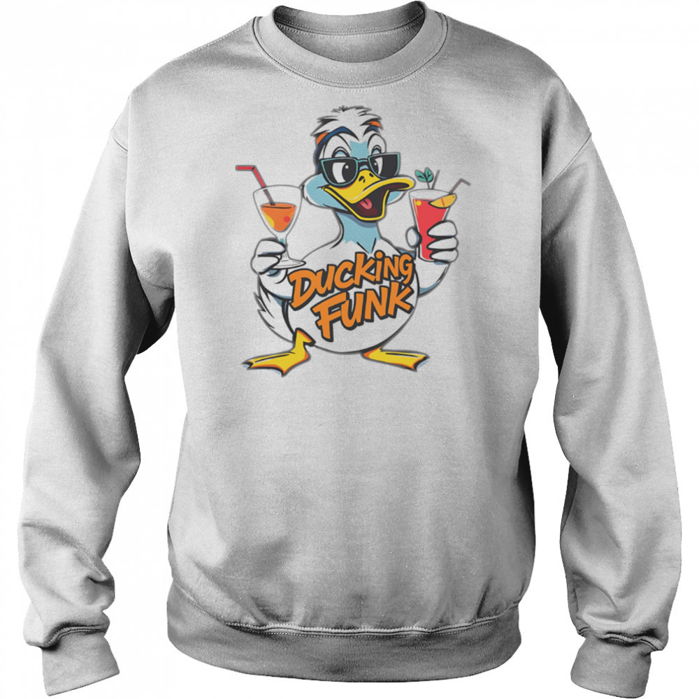 Ducking Funk Cocktails summer vibes cartoon shirt Hoodie