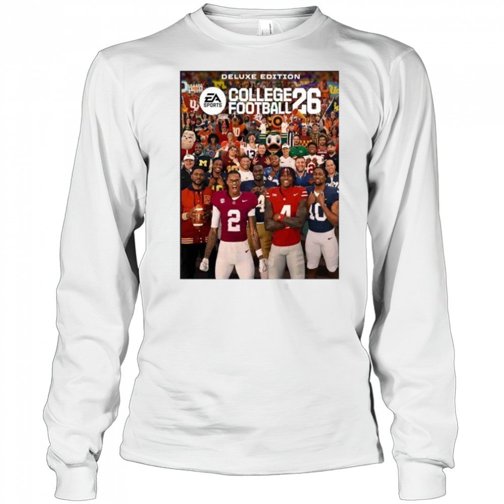 EA College Football 26 Cover Deluxe Edition Coming On July 10th 2025 shirt Long Sleeved