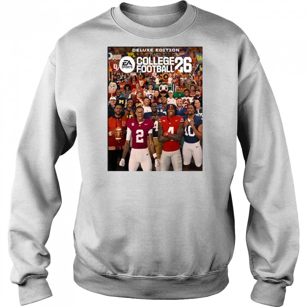 EA College Football 26 Cover Deluxe Edition Coming On July 10th 2025 shirt Hoodie