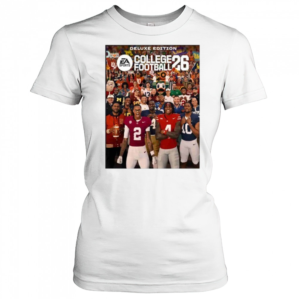 EA College Football 26 Cover Deluxe Edition Coming On July 10th 2025 shirt Women's T-shirt