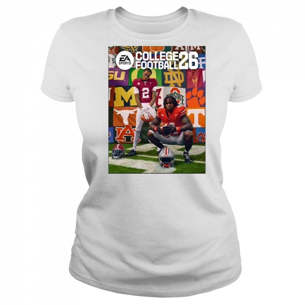 EA College Football 26 Cover Star With Ryan Williams And Jeremiah Smith shirt Women's T-shirt