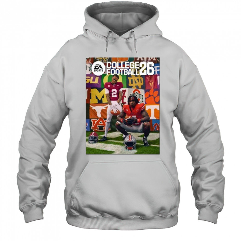 EA College Football 26 Cover Star With Ryan Williams And Jeremiah Smith shirt Hoodie