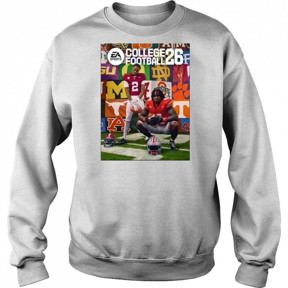 EA College Football 26 Cover Star With Ryan Williams And Jeremiah Smith shirt Hoodie
