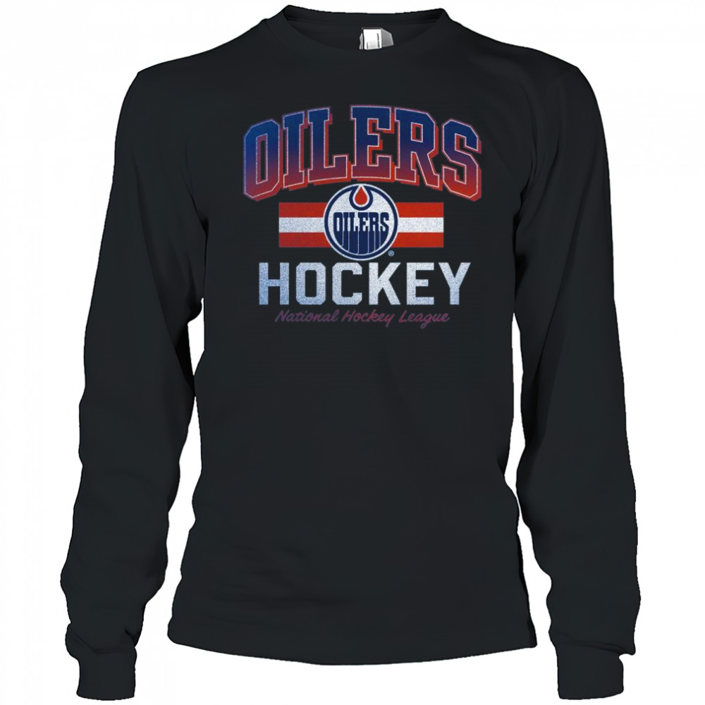 Edmonton Oilers Retro Stripe 2025 Shirt Long Sleeved