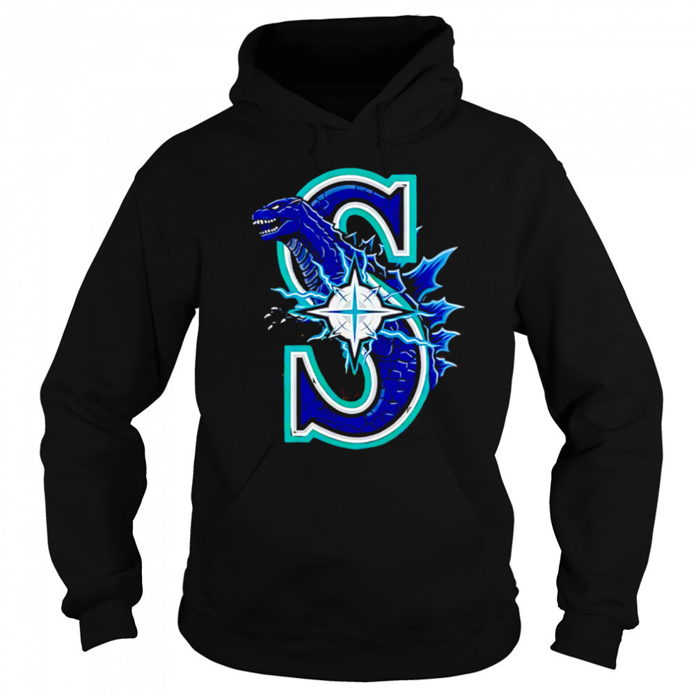 Godzilla Collab Seattle Mariners 2025 Baseball shirt Sweatshirt
